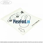 Eticheta informare van balamale usi Ford Tourneo Courier 2014-2018 1.5 TDCi 95 cp XVCA, XVCB, XVCC, XVCD diesel