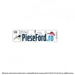 Eticheta instructiuni alimentare combustibil Ford Mustang 2015-2018 5.0 V8 418 cp MF8F benzina