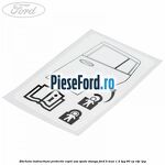 Eticheta instructiuni protectie copii usa spate stanga Ford B-Max 1.4 LPG 90 cp