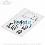 Eticheta instructiuni protectie copii usa spate stanga Ford B-Max 1.5 TDCi 95 cp