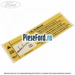 Eticheta nivel ulei 1.6 ecoboost Ford Kuga 2016-2018 1.5 EcoBoost 120 cp BNMA, BNMB, BNMC benzina