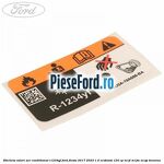 Eticheta valori aer conditionat R1234YF Ford Fiesta 2017-2023 1.0 EcoBoost 124 cp