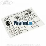 Eticheta valori presiune roti Ford Galaxy 2007-2014 2.0 TDCi 130 cp