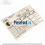 Eticheta valori presiune roti Ford Grand C-Max 2011-2015 1.0 EcoBoost 100 cp