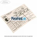 Eticheta valori presiune roti Ford Grand C-Max 2011-2015 2.0 TDCi 115 cp