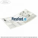 Eticheta valori presiune roti Ford Tourneo Connect 2013-2018 1.0 EcoBoost 100 cp B3GA, M2GA, M2GB benzina