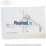 Eticheta valori usa spate cu balamale Ford Transit 2014-2018 2.2 TDCi 155 cp