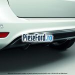 Extensie bara spate neagra cu gaura senzor parcare Ford B-Max 1.6 TDCi 95 cp T3JB diesel