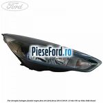 Far dreapta halogen, fundal negru fara DRL Ford Focus 2014-2018 1.6 TDCi 95 cp