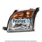 Far H4 stanga cu semnalizator portocaliu Ford Fusion 1.6 TDCi 90 cp