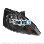 Far H7/H1 dreapta negru reglaj electric 10/2001-05/2005 Ford Focus 1998-2004 1.6 16V 100 cp