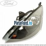 Far H7/H1 stanga negru reglaj electric 10/2001-05/2005 Ford Focus 1998-2004 1.8 16V 115 cp
