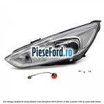 Far stanga adaptiv Bi-Xenon, fundal crom Ford Focus 2014-2018 1.5 TDCi ECOnetic 105 cp