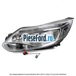 Far stanga argintiu bi xenon Ford Focus 2011-2014 1.6 TDCi 115 cp