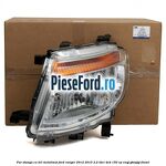 Far stanga cu DRL metalizat Ford Ranger 2012-2015 2.2 TDCi 4x4 150 cp