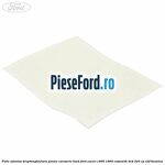 Folie adeziva dreptunghiulara panou caroserie bord Ford Escort 1990-1995 Cosworth 4x4 220 cp