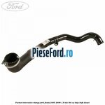 Furtun intercooler stanga Ford Fiesta 2005-2008 1.6 TDCi 90 cp HHJA, HHJB diesel