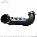 Furtun radiator intercooler dreapta cu filtru particule Ford Tourneo Custom 2014-2018 2.2 TDCi 100 cp DRF4, DRFF, DRFG diesel