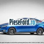 Geam custode spate dreapta, 4 usi berlina, Privacy Ford Focus 2011-2014 2.0 TDCi 140 cp