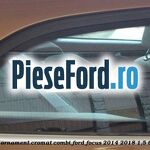 Geam custode spate dreapta, cu ornament cromat, combi Ford Focus 2014-2018 1.5 TDCi 95 cp