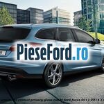 Geam custode spate stanga, cu ornament cromat, Privacy Glass, combi Ford Focus 2011-2014 1.6 Ti 125 cp