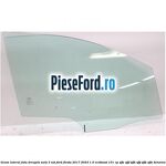 Geam lateral fata dreapta auto 3 usi Ford Fiesta 2017-2023 1.0 EcoBoost 101 cp