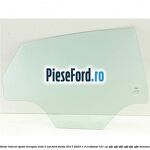 Geam lateral spate dreapta auto 5 usi Ford Fiesta 2017-2023 1.0 EcoBoost 101 cp