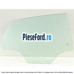 Geam lateral spate dreapta auto 5 usi Ford Fiesta 2017-2023 1.0 EcoBoost mHEV 125 cp