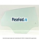 Geam lateral spate dreapta auto 5 usi Ford Fiesta 2017-2023 1.5 EcoBoost ST 200 cp