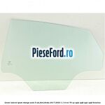 Geam lateral spate stanga auto 5 usi Ford Fiesta 2017-2023 1.1 Ti-VCT 70 cp