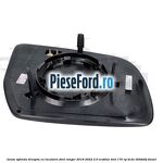 Geam oglinda dreapta cu incalzire Ford Ranger 2019-2022 2.0 EcoBlue 4x4 170 cp