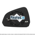 Geam oglinda stanga cu incalzire echipare cu rabatare Ford Mustang 2018-2022 5.0 V8 450 cp
