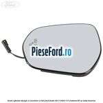 Geam oglinda stanga cu incalzire si BLIS Ford Fiesta 2017-2023 1.0 EcoBoost 95 cp