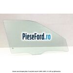 Geam usa dreapta fata 3 usi Ford Escort 1990-1995 1.6 105 cp