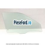 Geam usa dreapta fata 3 usi Ford Escort 1995-1998 1.6 16V 90 cp