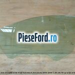 Geam usa fata dreapta verde, 3 usi hatchback Ford Fiesta 2002-2005 1.25 16V 70 cp