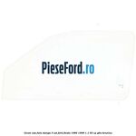 Geam usa fata stanga (3 Usi) Ford Fiesta 1989-1996 1.1 50 cp