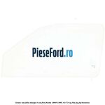 Geam usa fata stanga (3 Usi) Ford Fiesta 1989-1996 1.4 73 cp