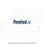 Geam usa fata stanga (3 Usi) Ford Fiesta 1989-1996 1.6 88 cp