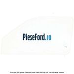 Geam usa fata stanga (3 Usi) Ford Fiesta 1989-1996 1.8 XR2i 16V 130 cp