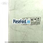 Geam usa spate dreapta (5 usi) Ford Fiesta 2002-2005 1.25 16V 70 cp