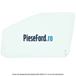 Geam usa stanga fata Ford Galaxy 2000-2006 2.0 i 116 cp