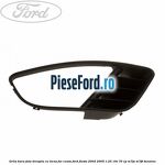 Grila bara fata dreapta cu locas far ceata Ford Fiesta 2002-2005 1.25 16V 70 cp