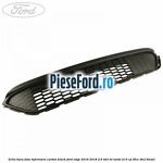 Grila bara fata inferioara carbon black Ford Edge 2016-2018 2.0 TDCi Bi-Turbo 210 cp