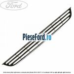 Grila bara fata inferioara cromata Ford Fiesta 2013-2017 1.0 EcoBoost 100 cp