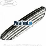 Grila bara fata mijloc cromata Ford Fiesta 2013-2017 1.25 82 cp