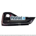 Grila proiector dreapta cu gaura PDC satin aluminiu dupa 09/2019 Ford Galaxy 2015-2023 2.0 TDCi 4x4 180 cp