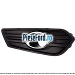 Grila proiector dreapta cu ornament cromat carbon black Ford S-Max 2015-2023 2.0 TDCi 4x4 180 cp