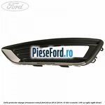 Grila proiector stanga ornament cromat Ford Focus 2014-2018 1.6 TDCi ECOnetic 105 cp