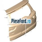 Hayon batant model cu roata rezerva exterioara Ford EcoSport 2013-2018 1.0 EcoBoost 125 cp